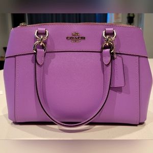 Coach Mini Brooke Carryall in purple/ iris